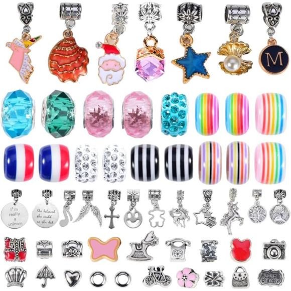 Charm Bracelet Making Kit, A Unicorn Girls Toy That Inspires Creativity - Picture 4 of 6